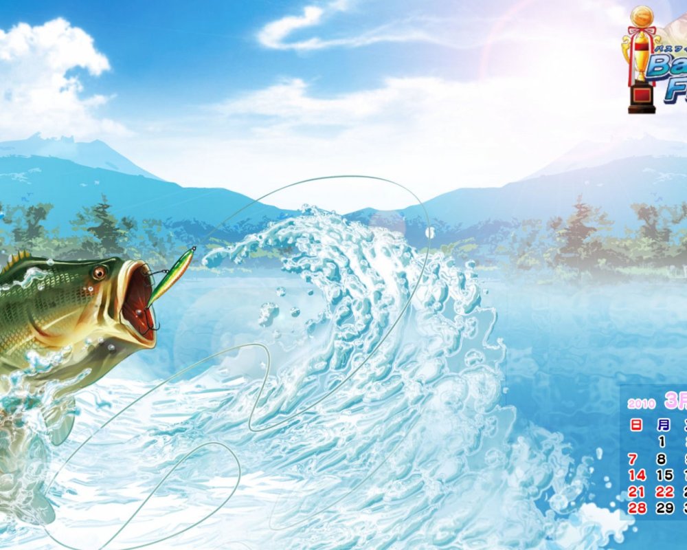 Обои рыбалка