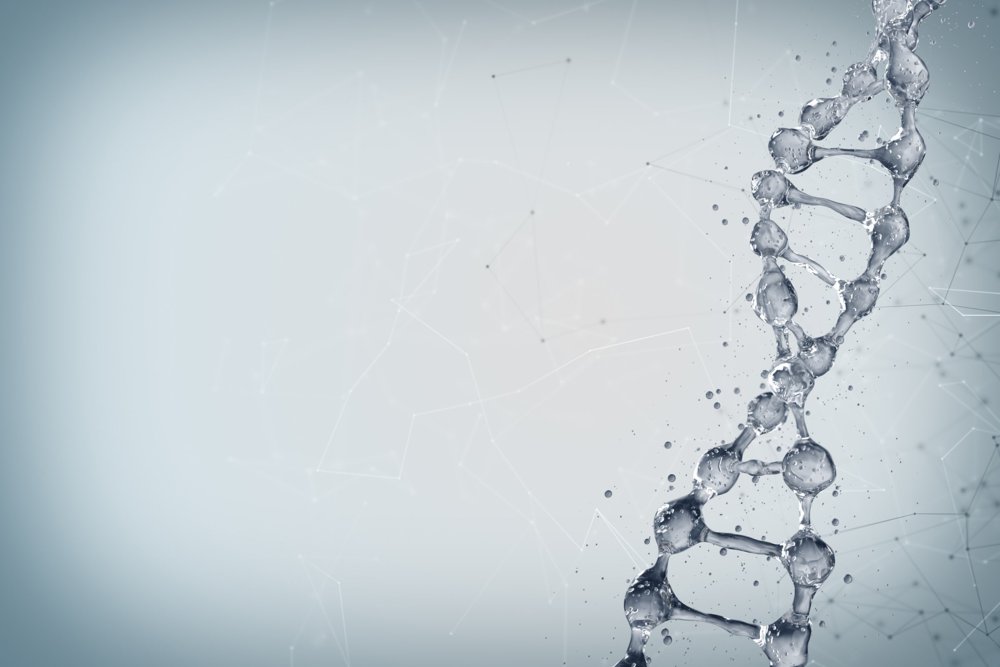 ДНК 3д на Светлом фоне