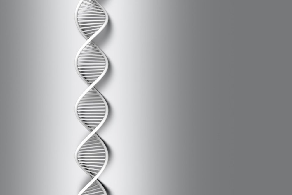 Спираль ДНК на Светлом фоне