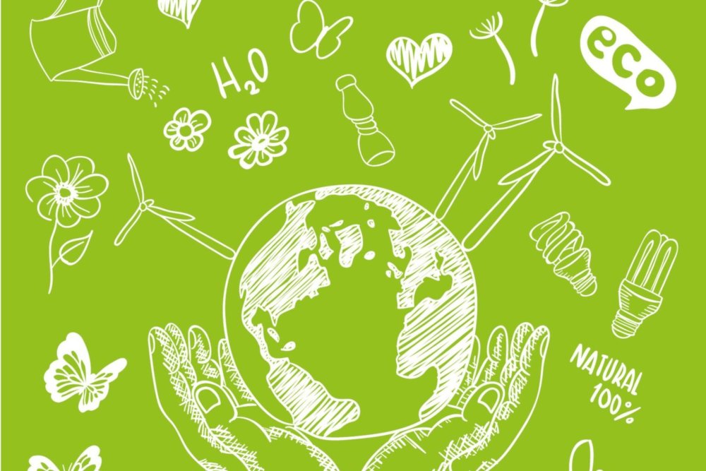 Экологичный фон