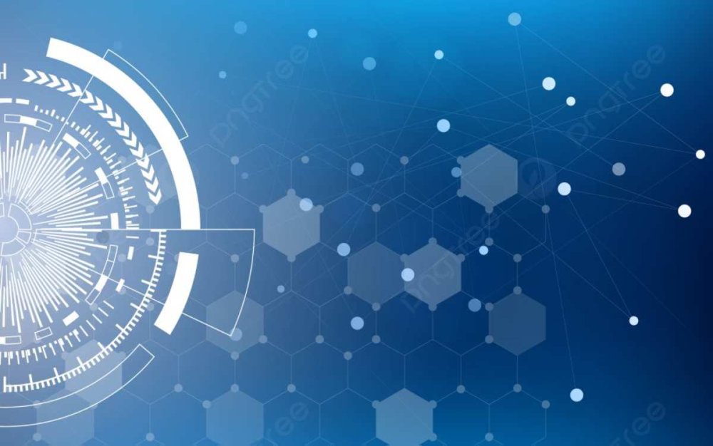 Фон технологии круги