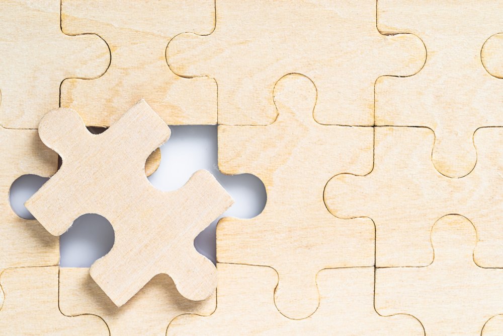 Черный пазл