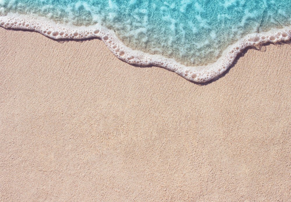 Волна на песке вид сверху