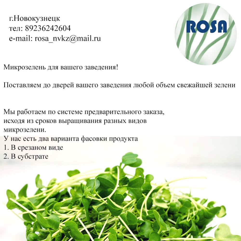 Микрозелень буклет
