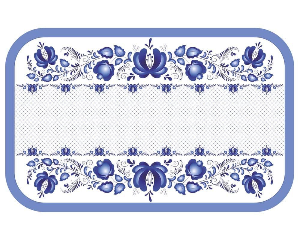 Рамка в стиле Гжель