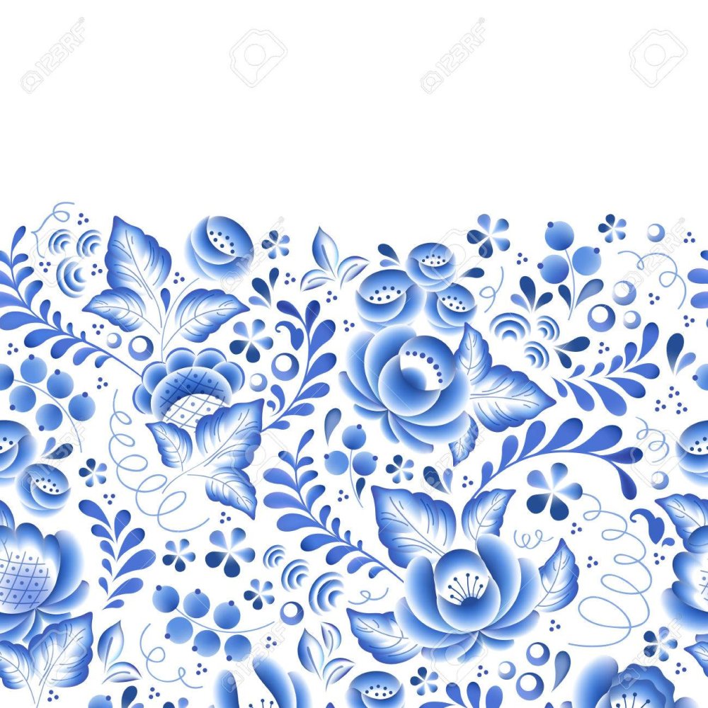 Гжельская роспись Агашка