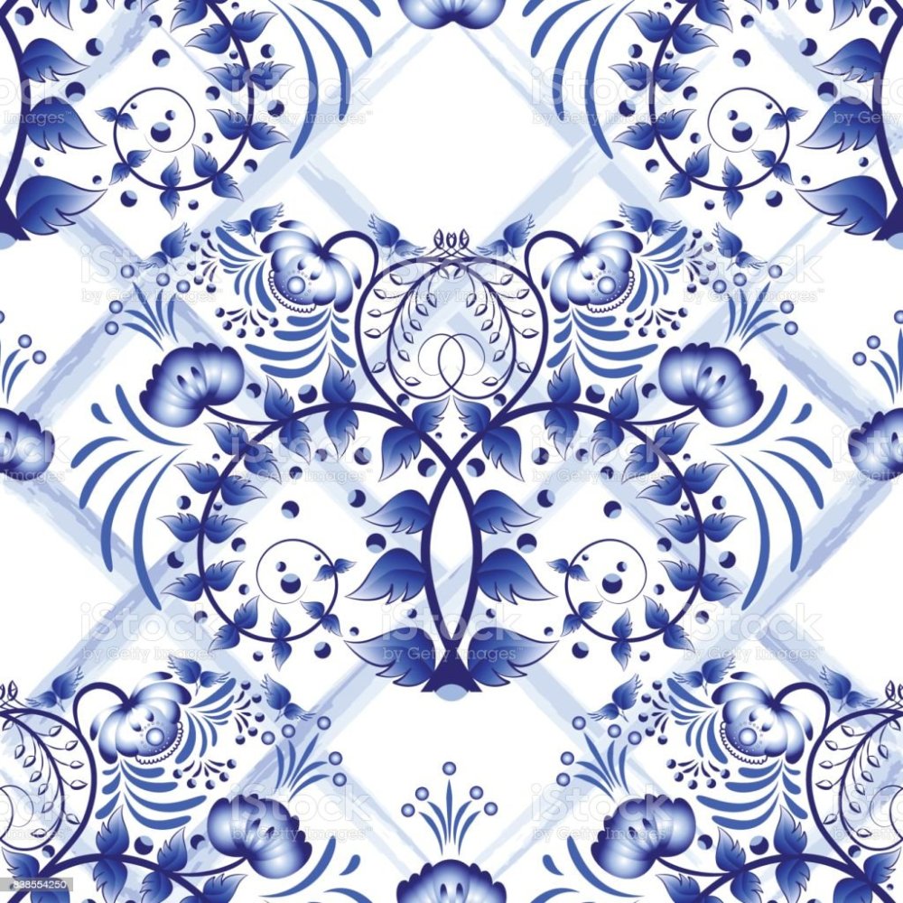 Гжель орнамент