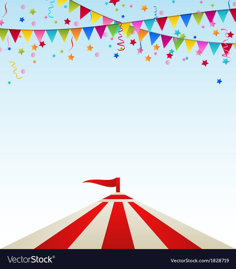 Флажок на цирковой шатер