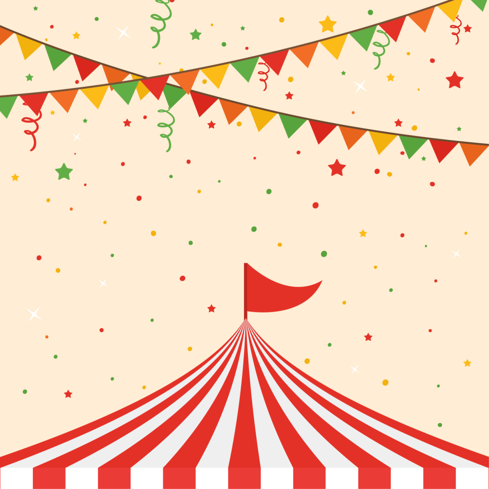 Флажки цирк