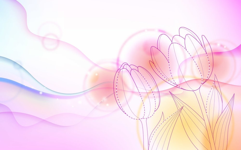 Весна абстракция