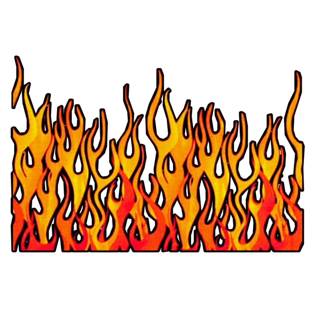 Текстура огня нарисованная