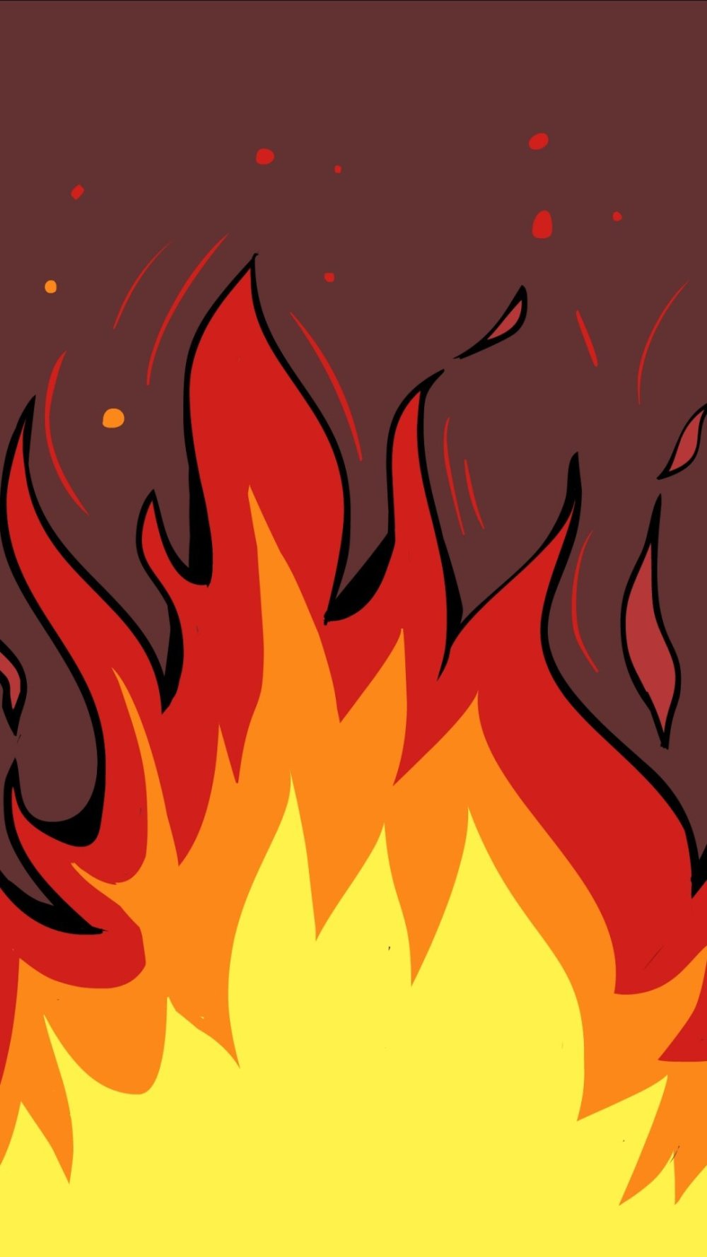 Огонь рисунок