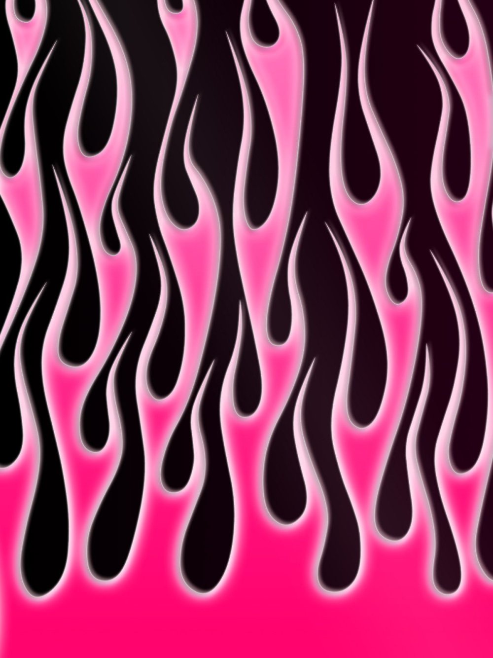 Розовые языки пламени