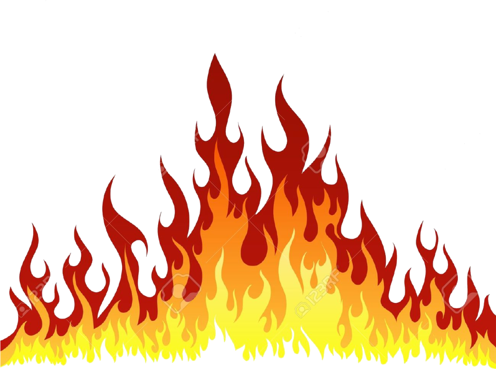 Огонь на весь лист