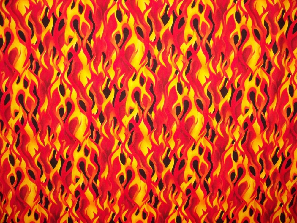 Ткань пламя