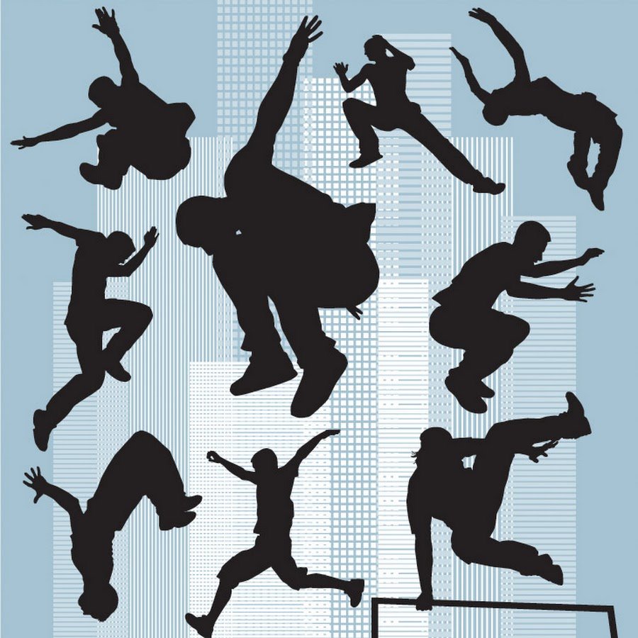 Паркур надпись