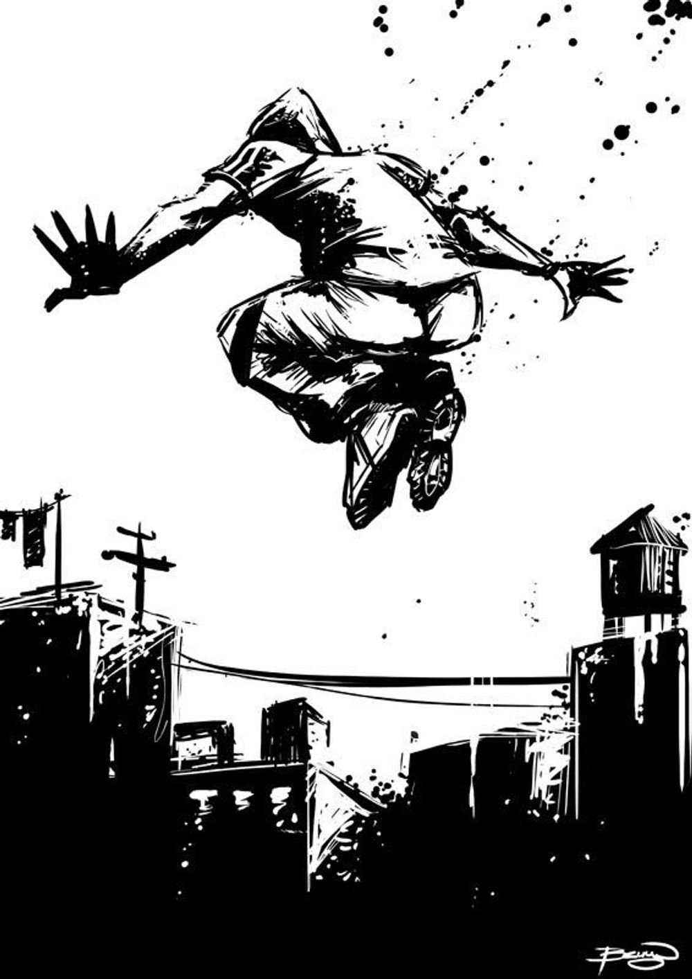 Аниме про ПАРКУРИСТОВ