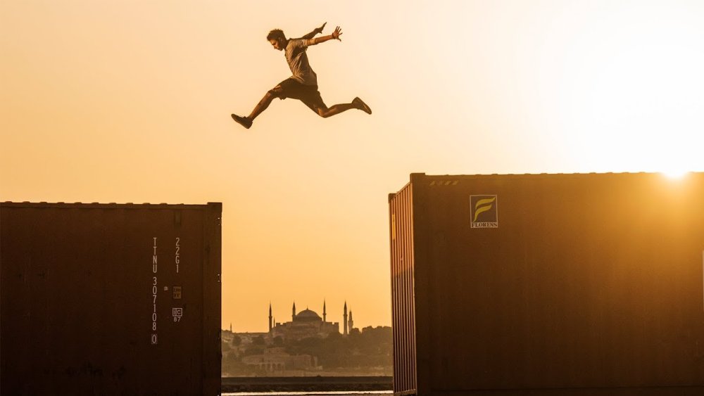 Граффити паркур