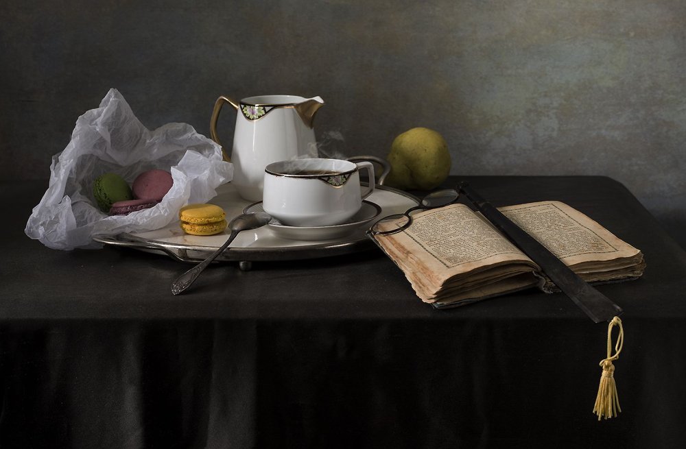 Натюрморты с зернами кофе