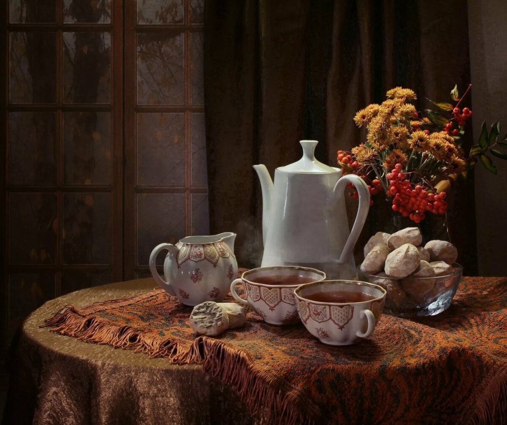 Чашка чая осень