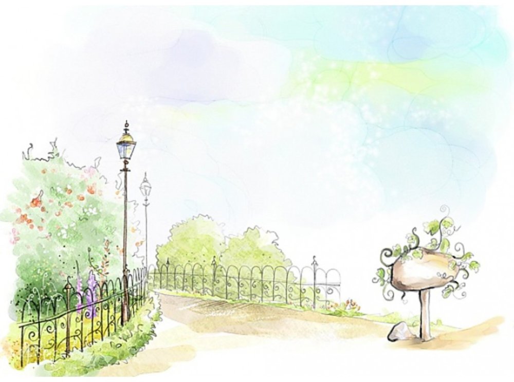 Мультяшный городской парк