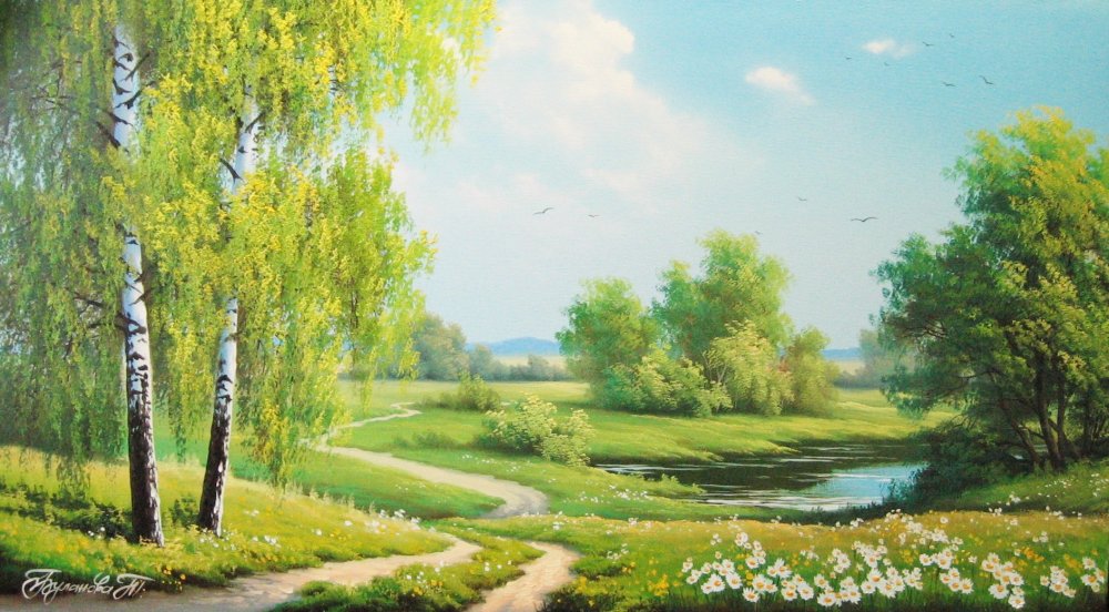 Художник Эмиль Чуботару пейзажи