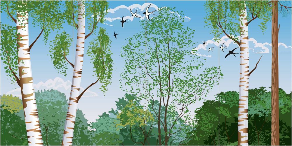 Есенинская Русь береза