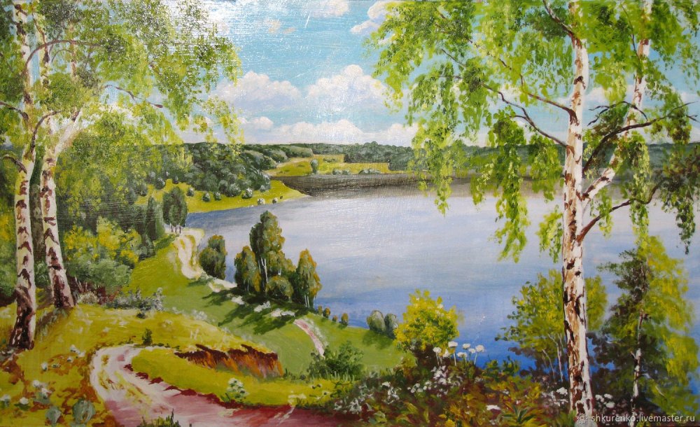 Роща белоствольная