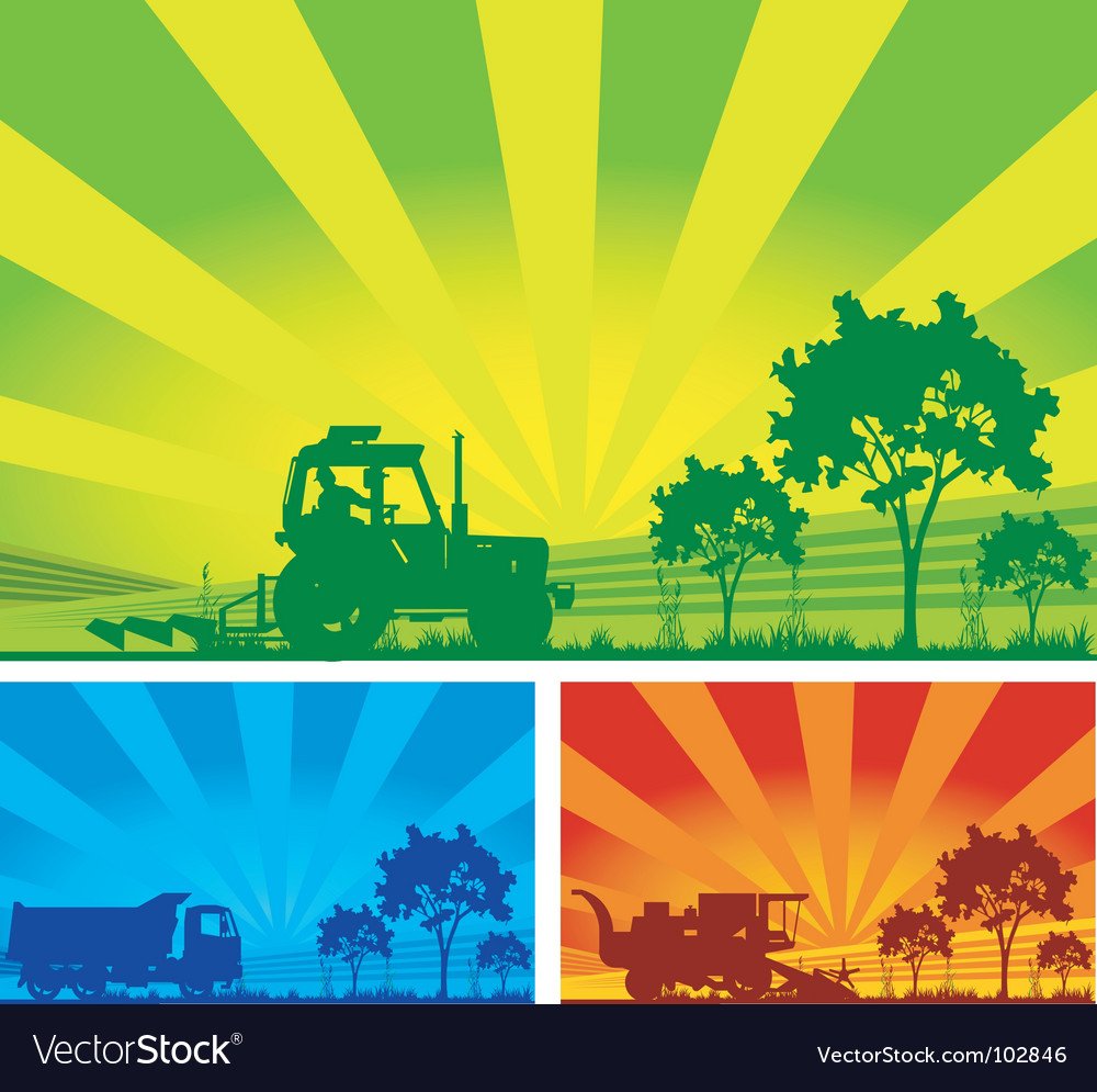 Сельское хозяйство вектор иллюстрация