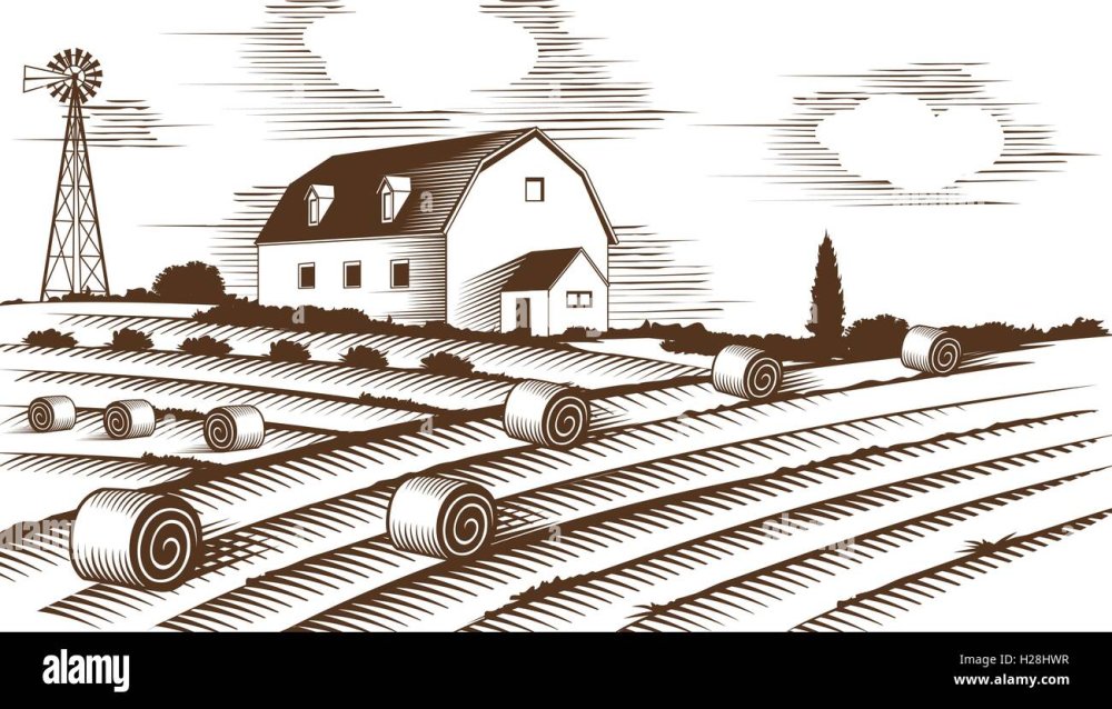 Деревенские продукты вектор