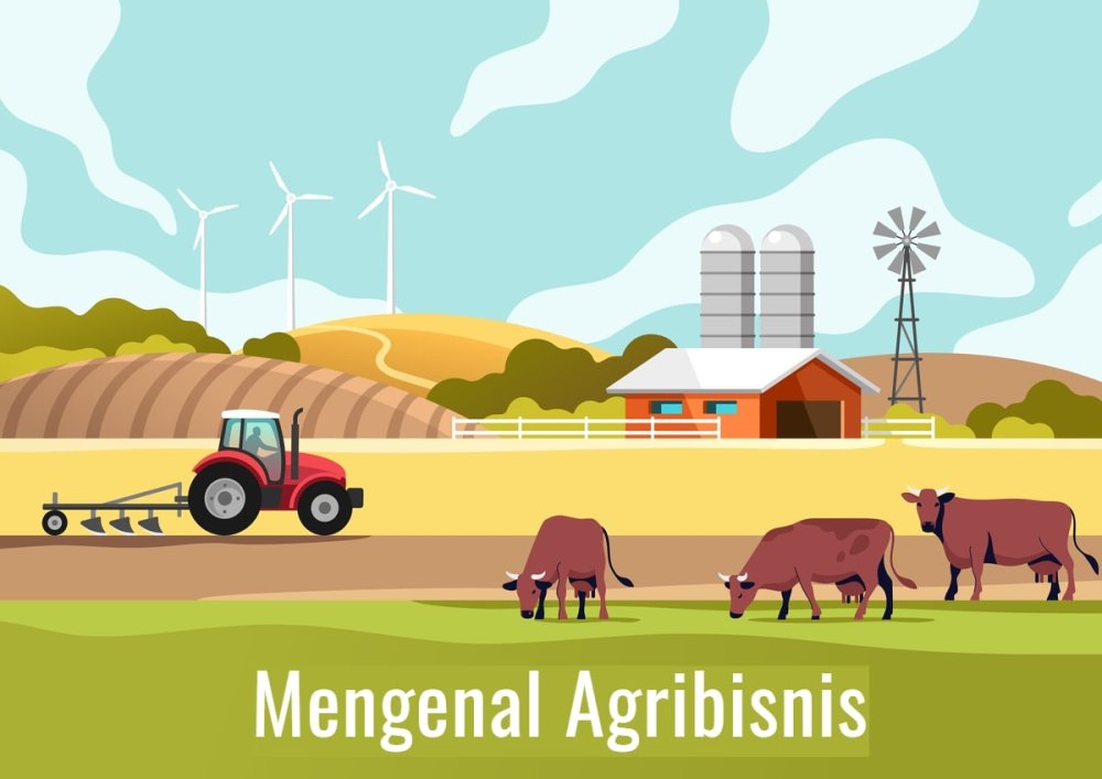 Деревенский пейзаж вектор