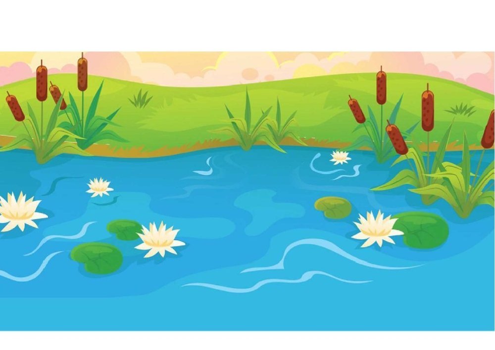 Фон водоема для детей