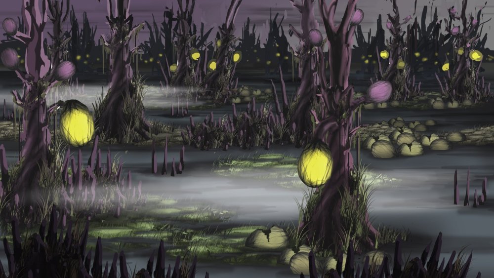 Болото мультяшное