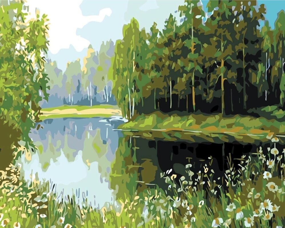 Картины гуашью