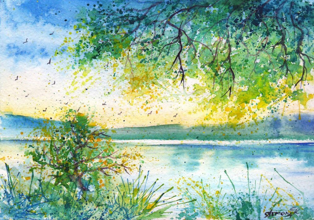 Анна Армона акварель