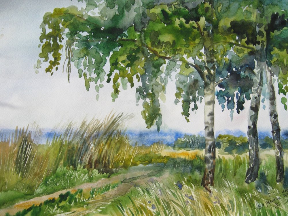 Облака живопись