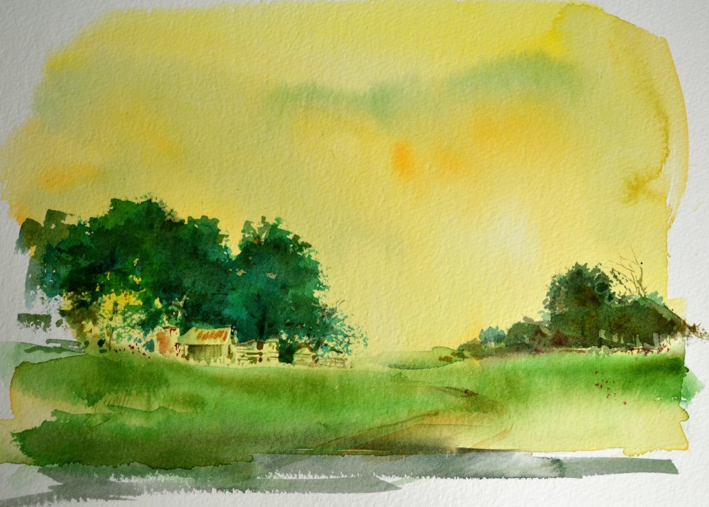 Сказочный летний пейзаж