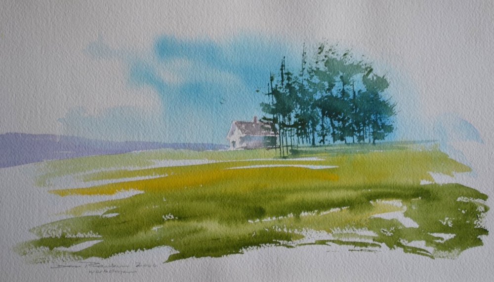 Природа арты красками