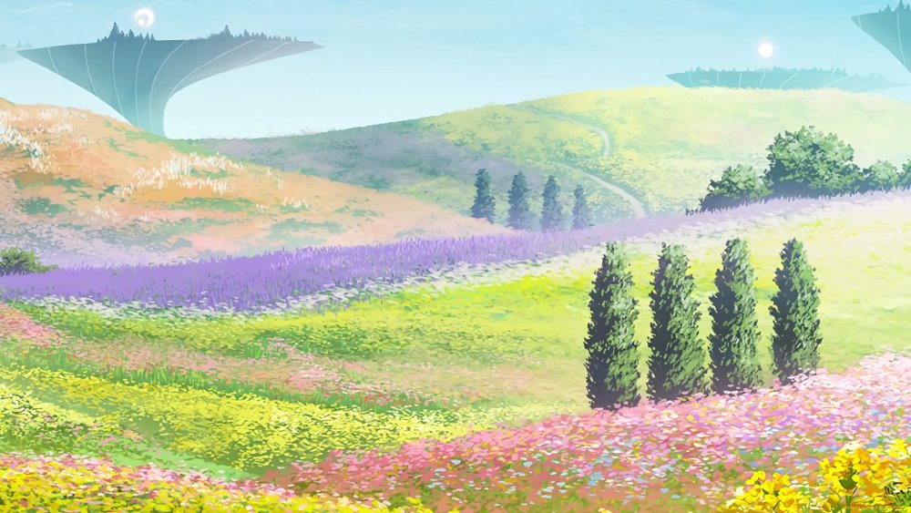 Летний пейзаж гуашью для детей