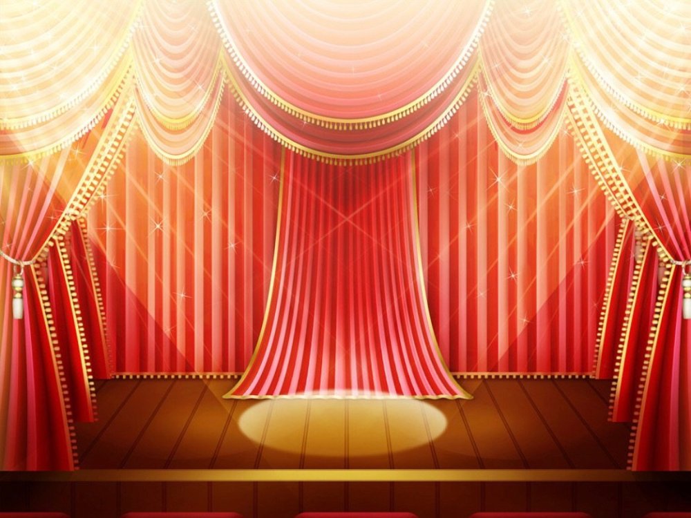 Балет на сцене рисунок