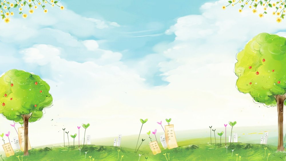 Рисованный фон