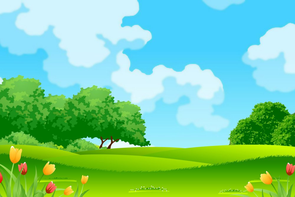 Мультяшный пейзаж