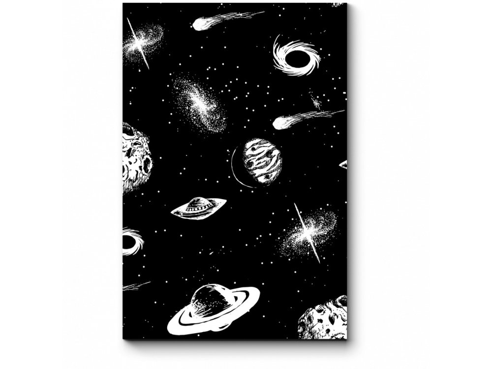 Line drawing vector Space