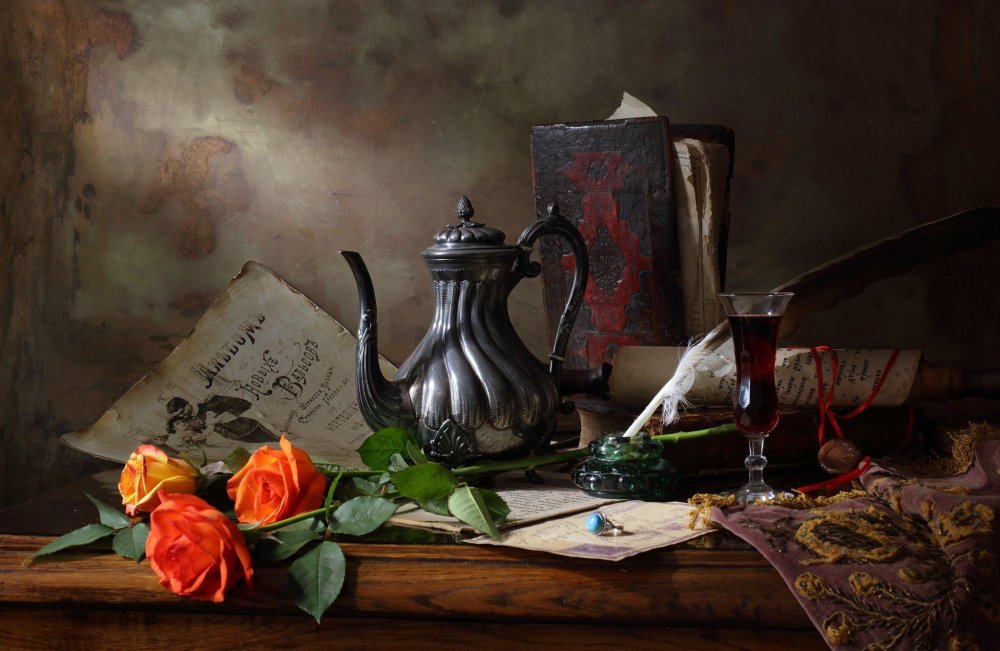 Натюрморт в старинном стиле