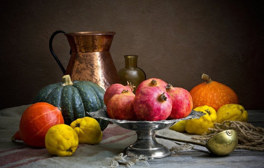 Фруктовый овощной натюрморт