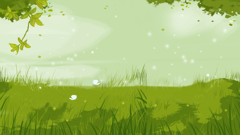 Трава мультяшная