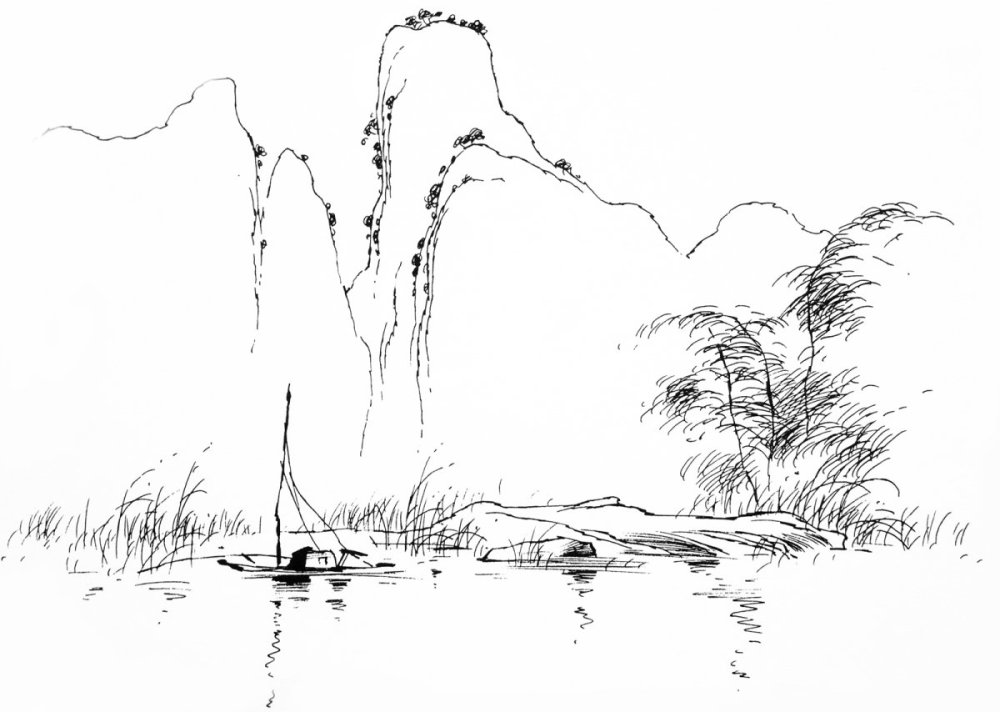 Тату лес эскиз