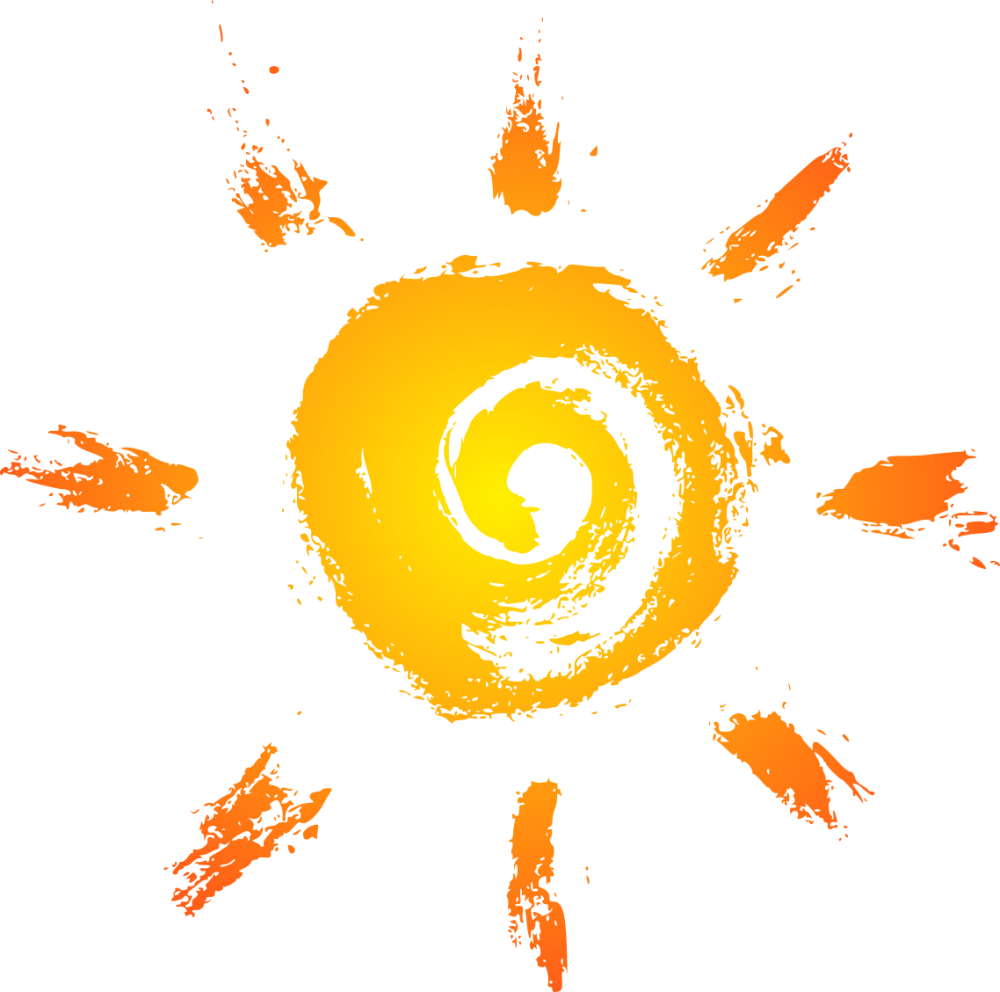 Китайское солнце вектор