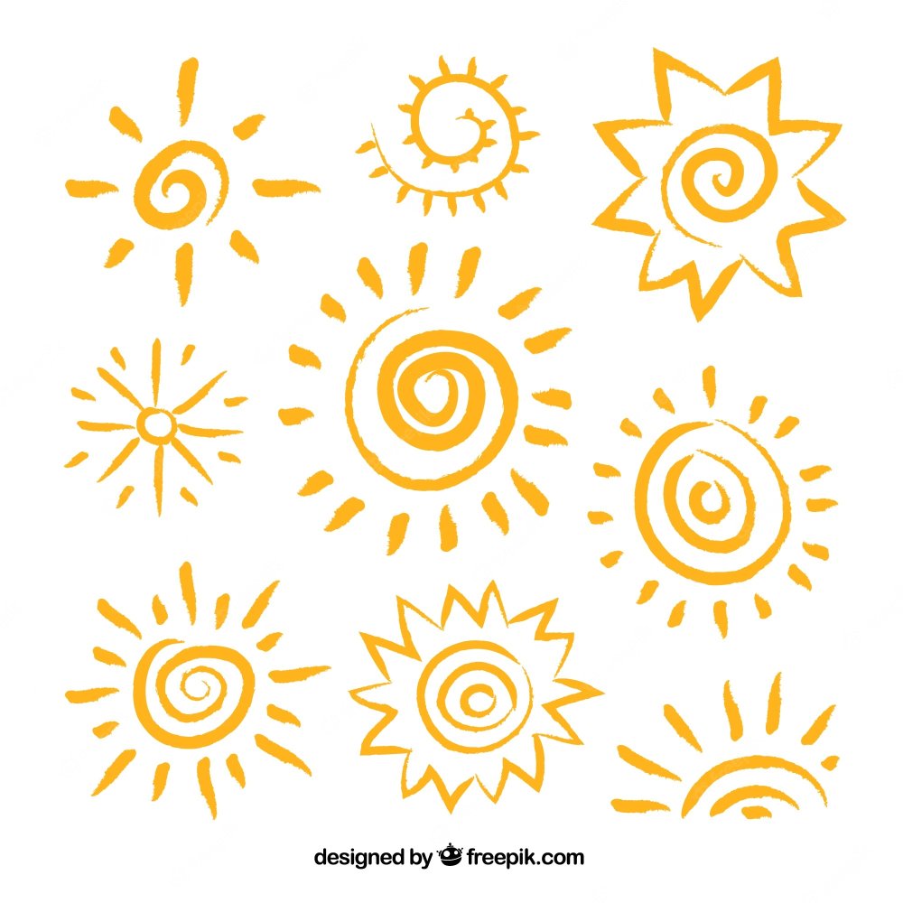 Стилизованное солнце
