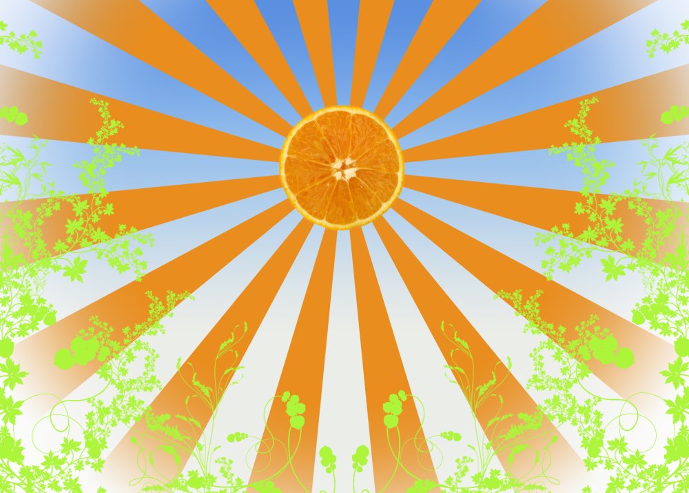 Апельсиновое солнце